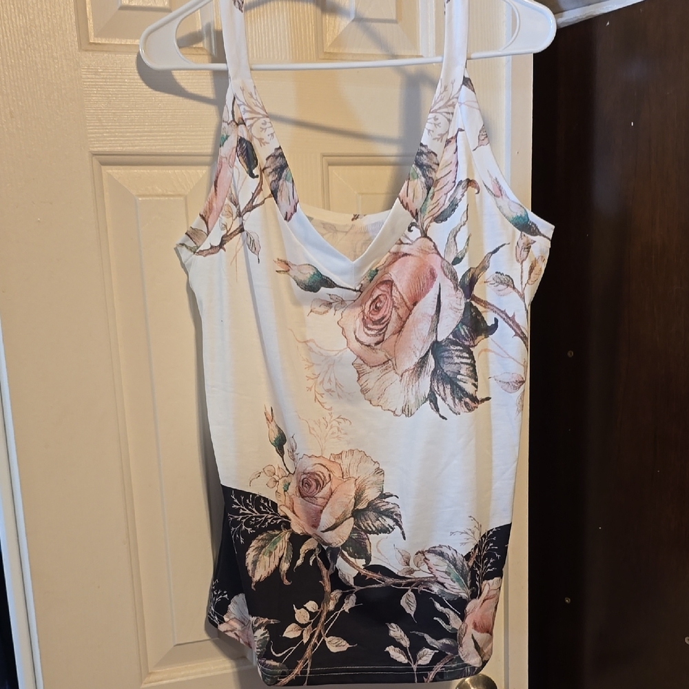 Floral Print Women's Top